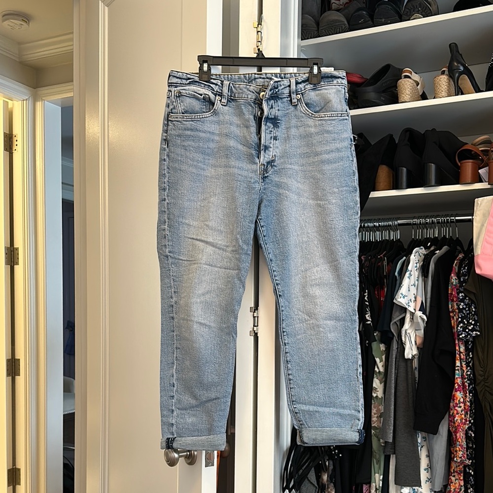 H&M Light Blue Ankle & Cropped Jeans